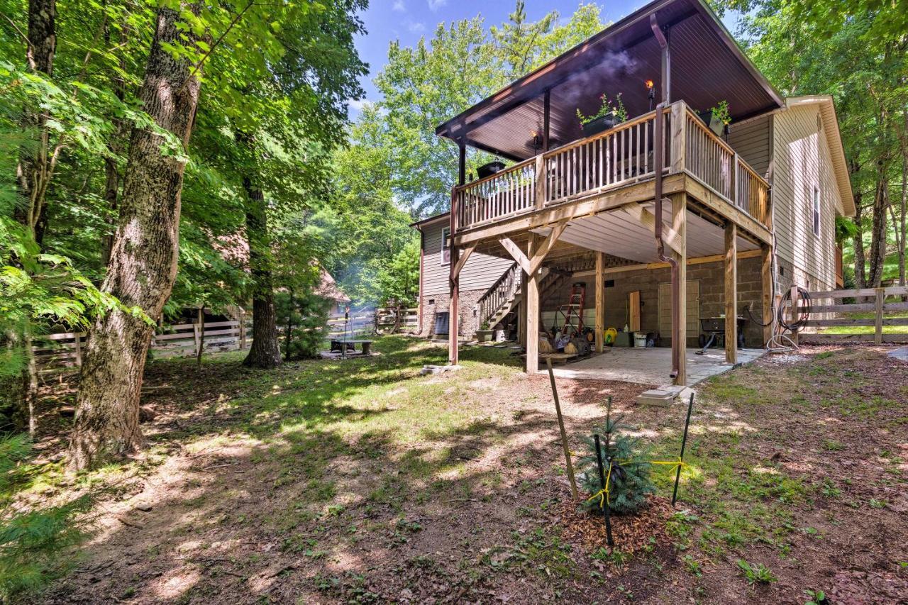 Beech Mountain Home With Covered Deck, Near Skiing! Exterior foto